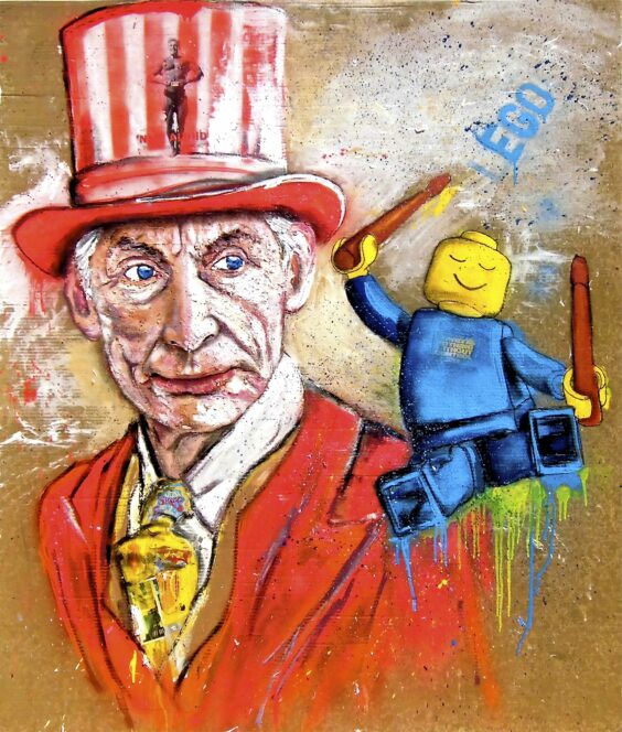 Charlie Watts and his alter ego