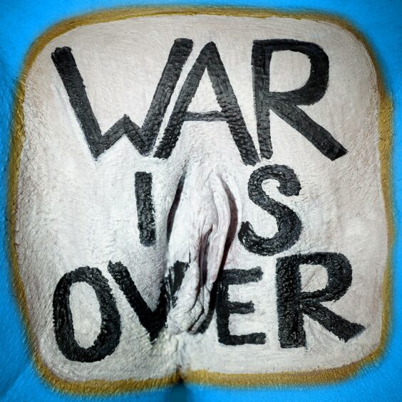 War is over - blue