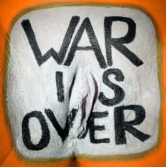 War is over - orange